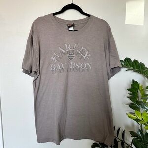 Harley-Davidson Gray Short Sleeve Tee